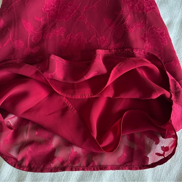 LOFT Top Womens Extra Small XS Red Floral Tank Camisole Party Feminine New $54 - Picture 3 of 8